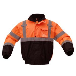 CLASS 3 WATERPROOF QUILT-LINED BOMBER JACKET (Size: 2XL)